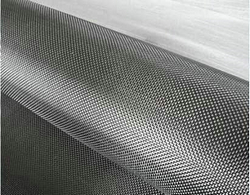 Basalt fibre satin