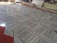 Grey line White Marble1