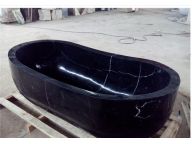 black marble bathtub