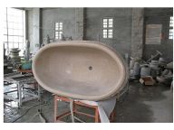 yellow granite bathtub