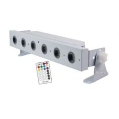 LIZ-G304   ONSALE  new 6x15W led battery&wireless dmx&IR remote wall washer white/Black 