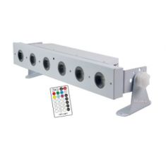 LIZ-G304   ONSALE  new 6x15W led battery&wireless dmx&IR remote wall washer white/Black 