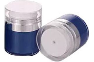 airless pump bottle plastic vacuum jars 